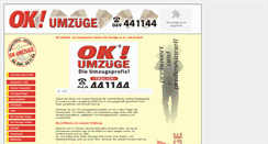 Desktop Screenshot of ok-umzug.de